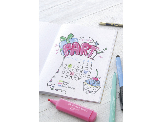 Bullet Journaling Faber-Castell 9-teiliges Set mit kostenlosen Notizbüchern
