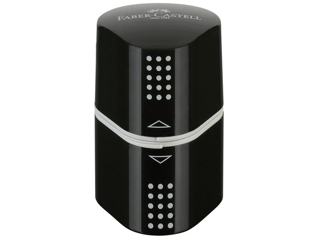 Puntenslijper Faber-Castell GRIP 2001 Trio schwarz