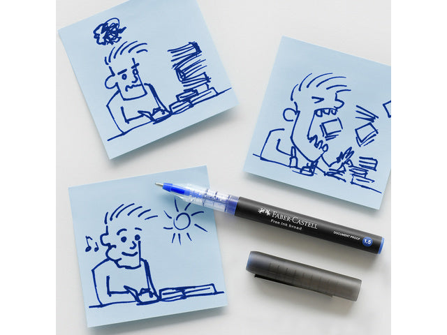 Tintenroller Faber-Castell 1,5mm blauw