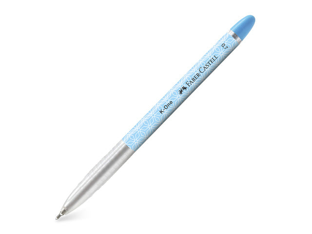 Balpen Faber-Castell K-One 0,7 blauw doos 10 stuks