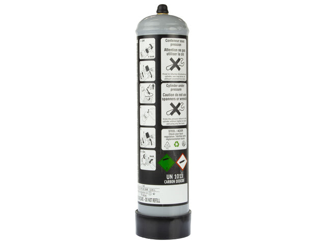 Patroon CO2 tbv CO2 dispenser, 600 gram, voor 150 liter koolzuurhoudend water