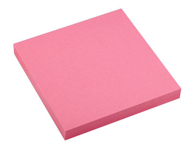 Info Notizen 75x75mm felsroter Block mit 80 Vel
