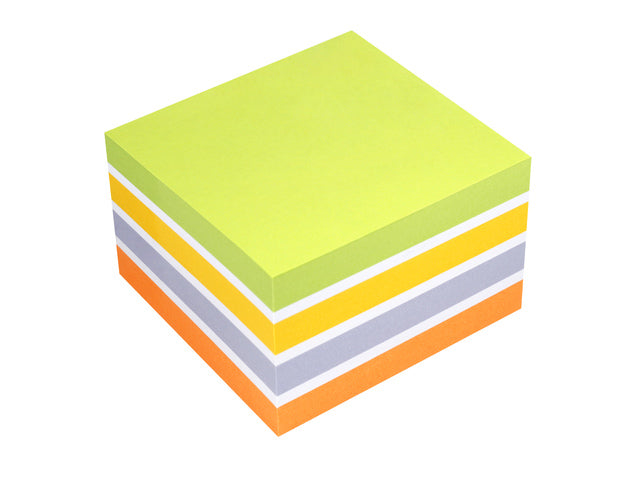 Info Notizen 75x75mm assorti Color Mix Block a 450 vel