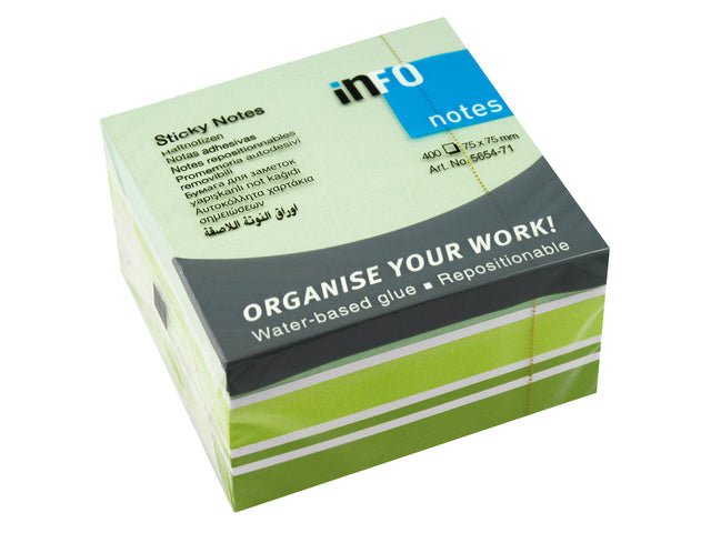 Info Notizen 75x75mm Mix Block a 400 vel