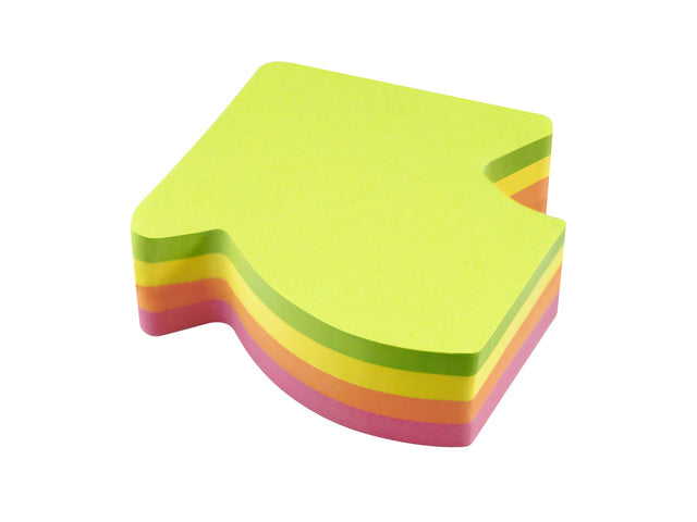 Infovormige sticky notes 67x68 'pijl' assorti 200 vel