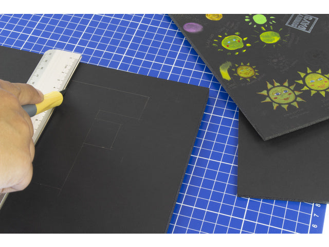 Foamboard Kangaro zwart A3 3 mm dik, 15 stuks 2 dubbelzijdig mat papier