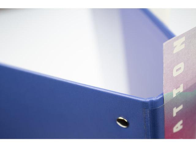 Kangaro ECO presentatieringband FSC A4 blauw D-20mm mechaniek
