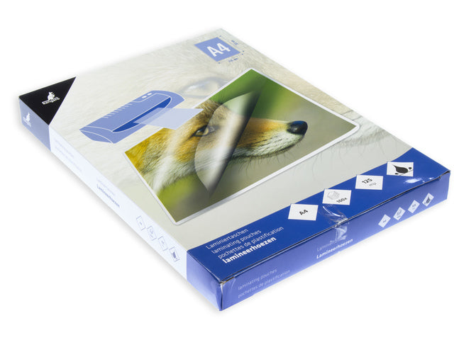 Laminatpapier Kangaro A4 125 Mikron, Packung mit 100 Stück