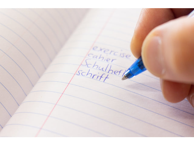 Schrift Waterverf A4 lijn