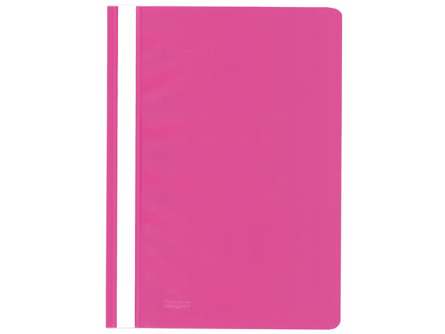 Snelhechtermap Kangaro A4 PP roze, krimp á 25 stuks