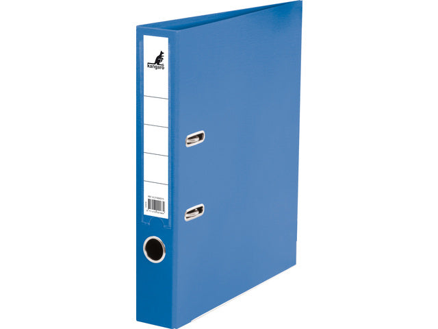 Ordner Kangaro A4 50mm 2 ringen PP/Papier doos a 10 stuks assorti kleuren