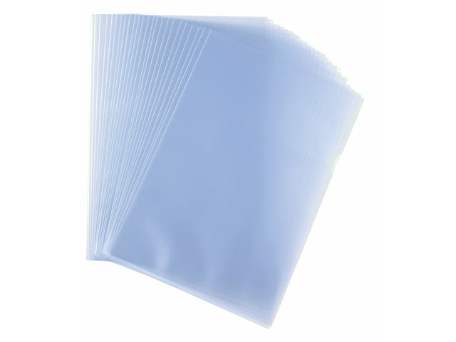 L-kaart Kangaro A4 PP 160 micron transparant glashelder, 4 krimp à 25 stuks