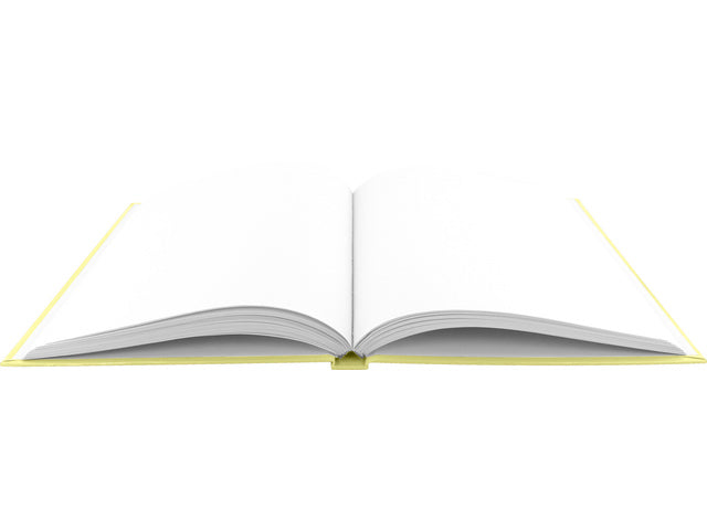 Dummybook Kangaro A5 Gelb Pastell Hardcover 80 Blatt Weiß 100 Gramm