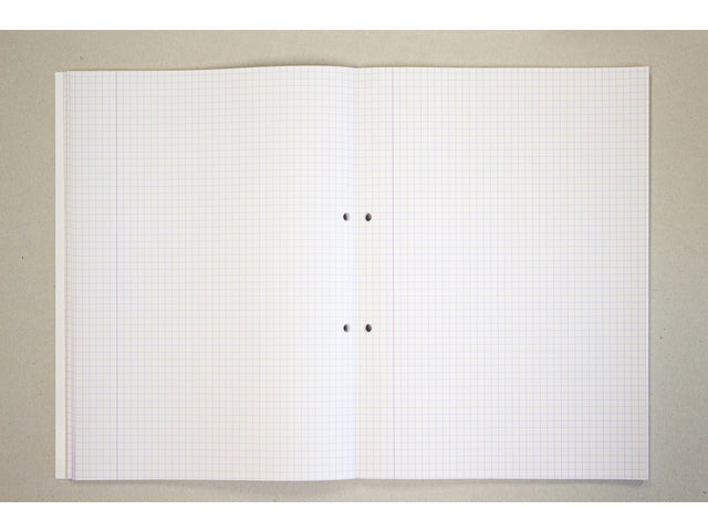 Cursusblok Kangaro A4 rot 5mm 90 Gramm 100 Vel