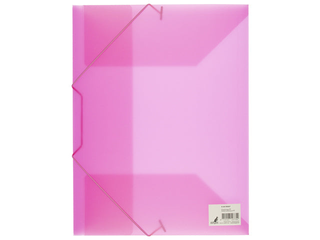 Elastomap Kangaro A4 PP transparant roze