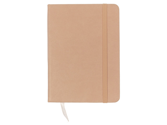 Schetsboek Kangaro A6, altrosa, PU, ​​Hardcover, 80 Blatt, 140 Gramm, raumweißes Papier mit elastischem und fusselfreiem Material