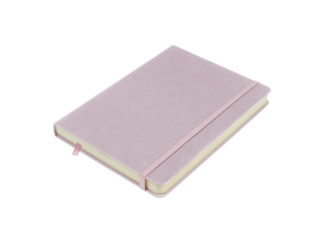 Schetsboek Kangaro A5 violett PU HC 80 Blatt 140gr Raumweiß mit Elastik und Flusen