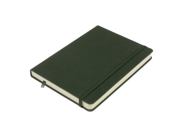 Schetsboek Kangaro A5 Forest Green PU HC 80 Vel 140gr Raumweiß mit Elastik und Flusen