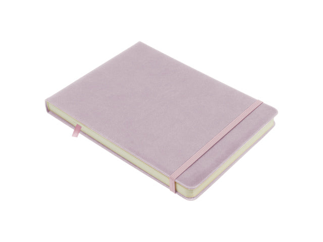 Schetsboek Kangaro A5 Querformat Violett PU HC 80 Blatt 140gr Raumweiß mit Elastik und Flusen