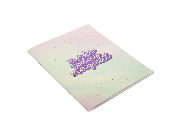 Schrift Galaxy Girl A5, Packung mit 4 Stück sortiert