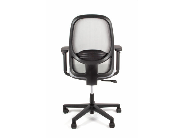 Bureaustoel Linea Grace 01 grijs/grijs met 1D armleuning