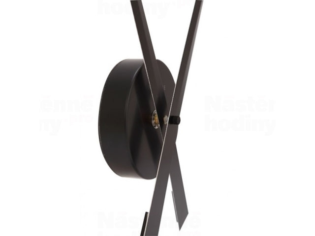 Wandklok NeXtime dia. 70 cm, schwarz, 'Hands'
