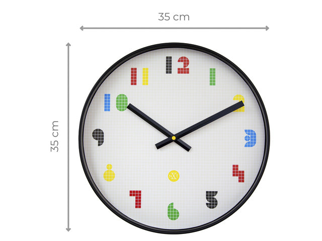 Wanduhr nXt Bit 35cm