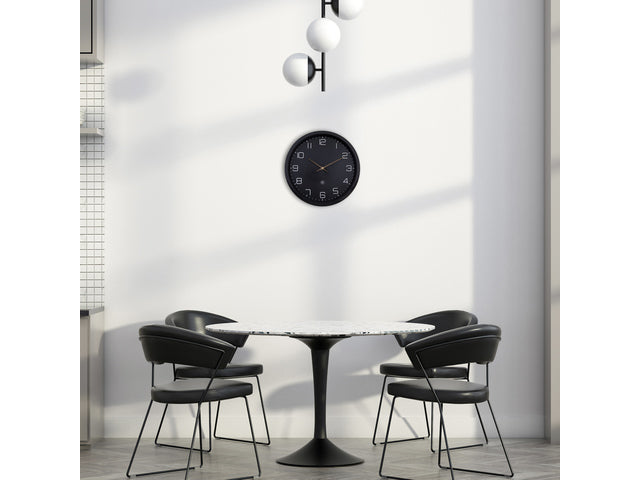 Wandklok nXt ECO 30cm zwart