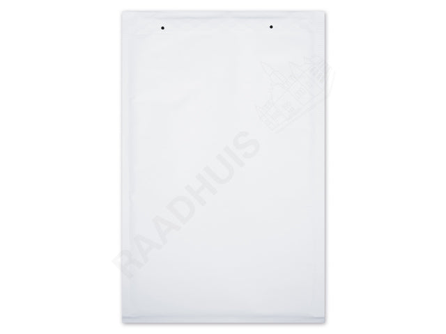Luchtkussenenvelop Raadhuis 220x340mm F16 wit plakstrip doos a 100 stuks