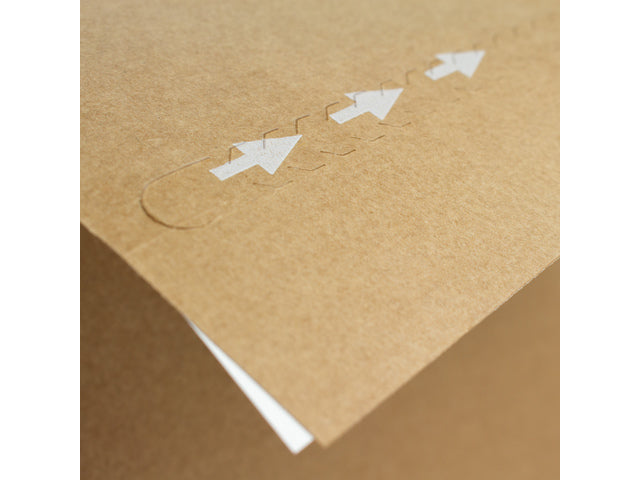 Monsterzak Raadhuis 250x430x80 mm kraftliner recycling 10 st bruin Do Good Bag 135 gram