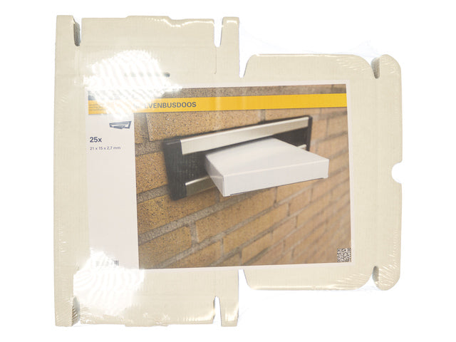 Brievenbusdoos Raadhuis 210x150x27mm 25 Stück