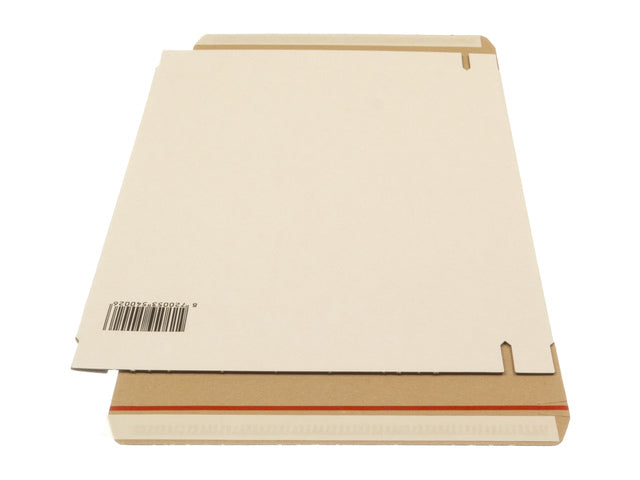 Brievenbusdoos Raadhuis A4+ 350x250x28mm wit 650grs duplex krimp a 5 stuks