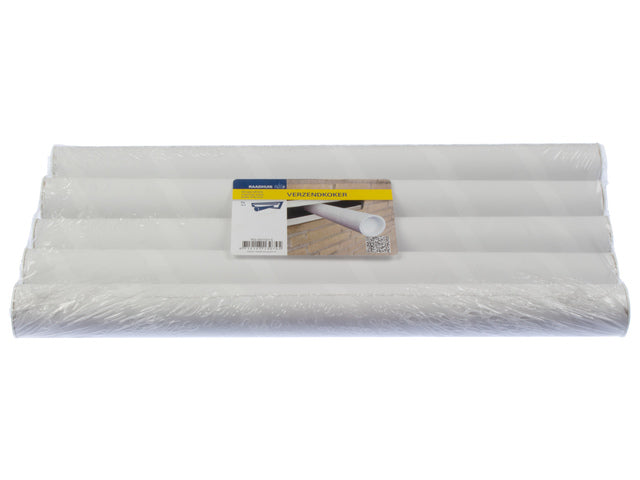 Brievenbuskoker Raadhuis A3 360x27mm rond wit krimp a 5 stuks