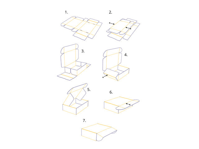Postpakketdoos 5 Raadhuis 430x300x90mm afgebeeld 5 stuks