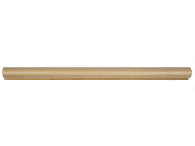 Inpakrol kraftpapier 500x70cm bruin gestreept, 60 gram.