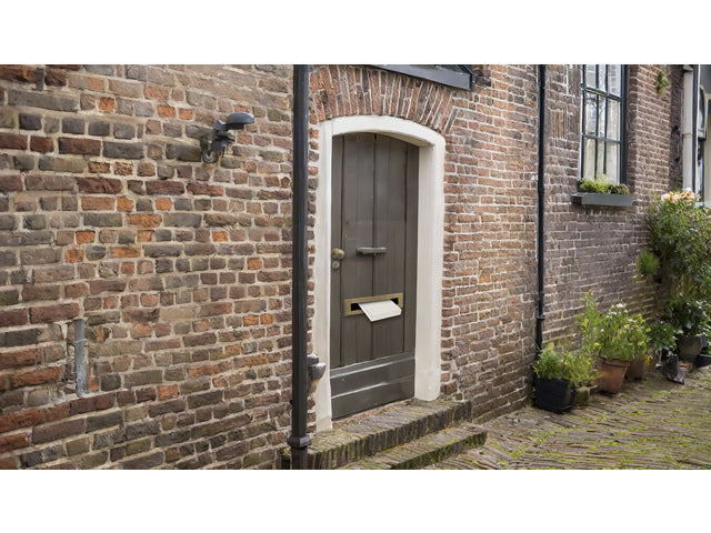 Brievenbusdoos Raadhuis wit EG 255x160x28mm krimp a 25 stuks