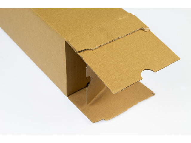 Verzendkoker Raadhuis vierkant A1+ 715x105x105mm krimp a 10 binnenmaat bruin