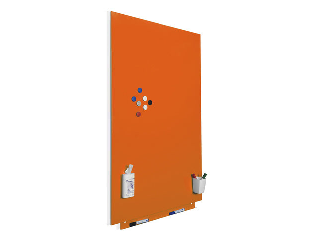 Whiteboard Rocada Skincolour 75x115cm orange gelakt