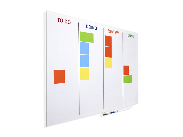 Whiteboard Rocada Skinagile 100x150cm mit Gelakt