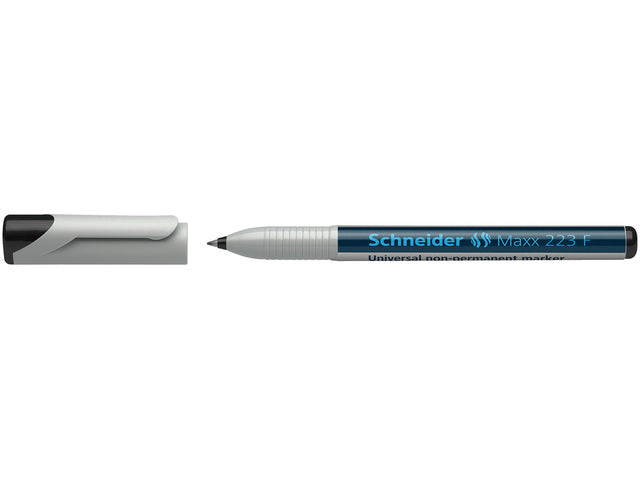 Universele marker Schneider Maxx 223 F niet-permanent zwart