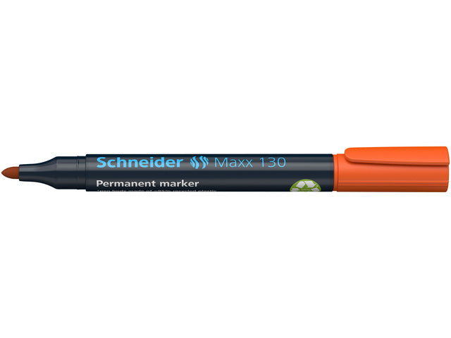 Marker Schneider Maxx 130 permanent ronde punt oranje