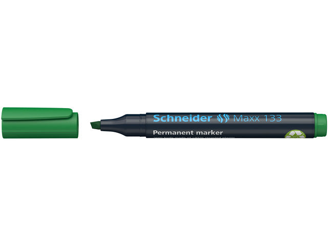 Marker Schneider Maxx 133 permanent beitelpunt groen