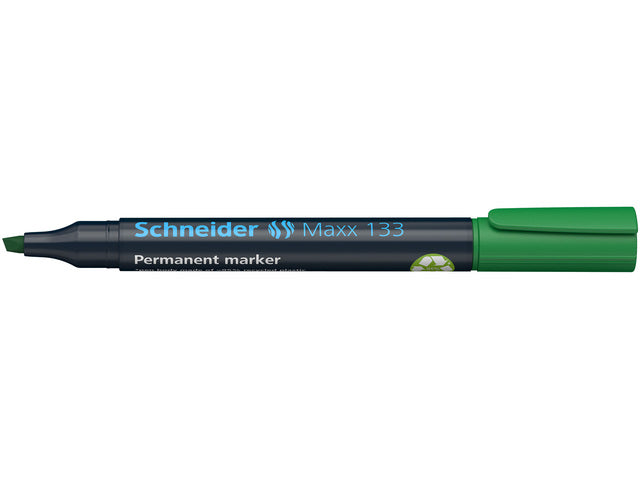 Marker Schneider Maxx 133 permanent beitelpunt groen