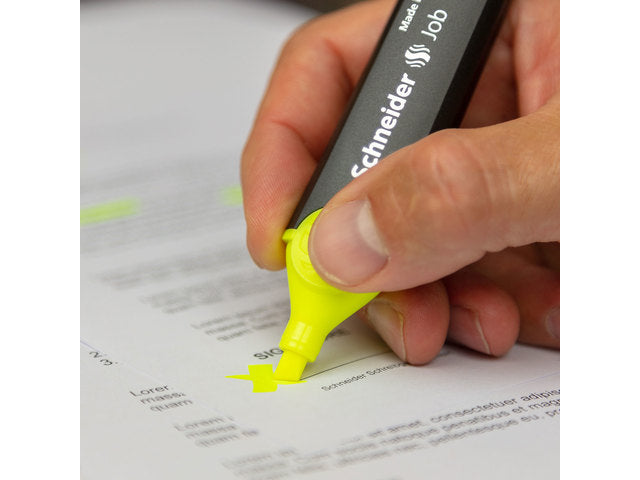 Textmarker Schneider Job 150, Etui mit 8 Stück, bunt sortiert