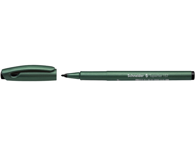 Vezelpen Schneider Topwriter 157 0,8 mm zwart