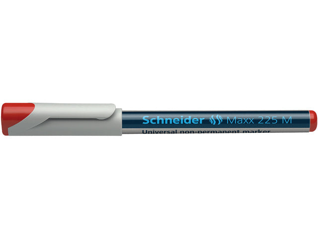 Universele marker Schneider Maxx 225 M niet-permanent rood