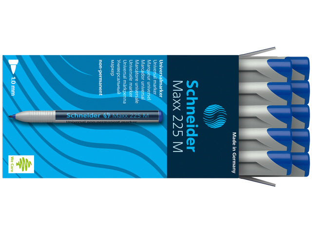 Universele marker Schneider Maxx 225 M niet-permanent blauw