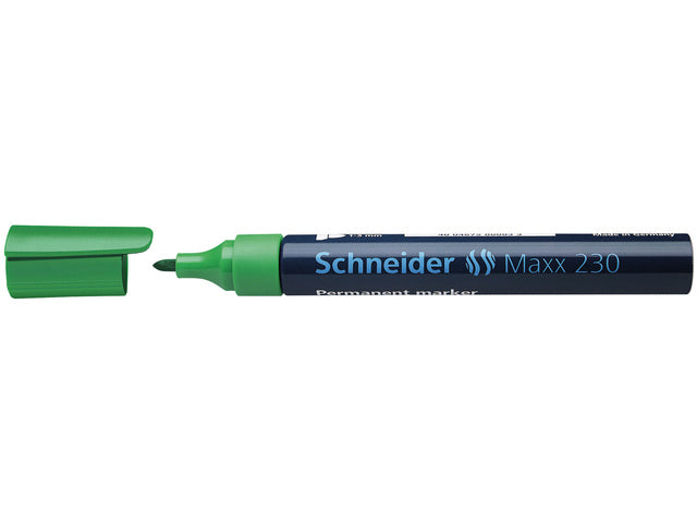 Marker Schneider Maxx 230 Permanent Round Punt Grün