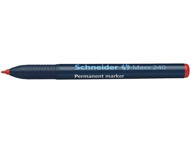 Marker Schneider Maxx 240 Permanent Ronde Punt Rot