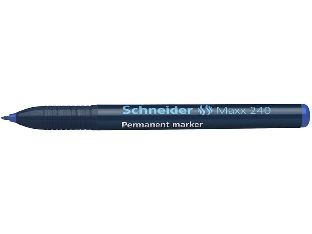 Marker Schneider Maxx 240 permanente ronde punt blauw